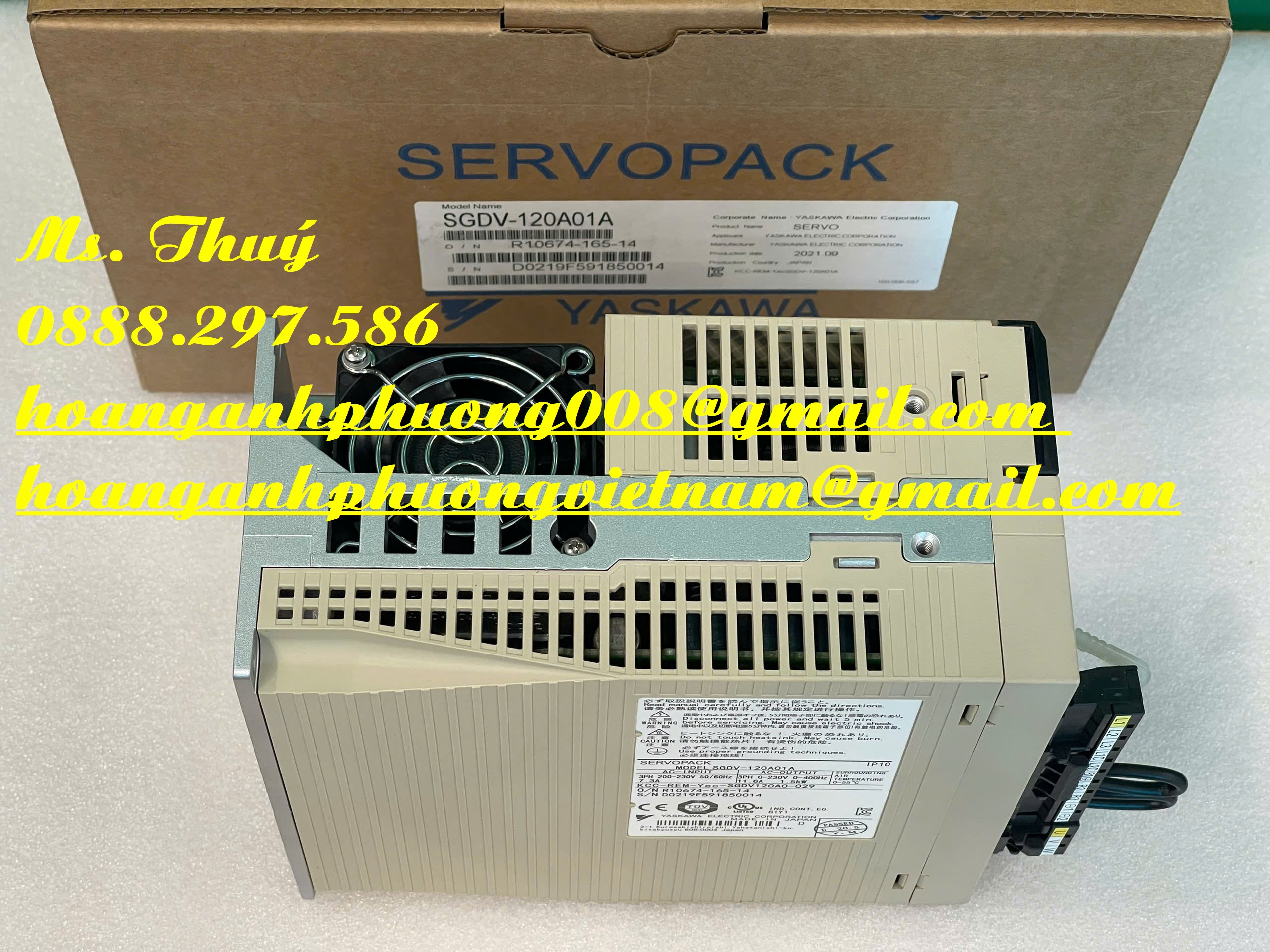 Hàng nhập - Bộ điều khiển Servo Yaskawa SGDV-120A01A